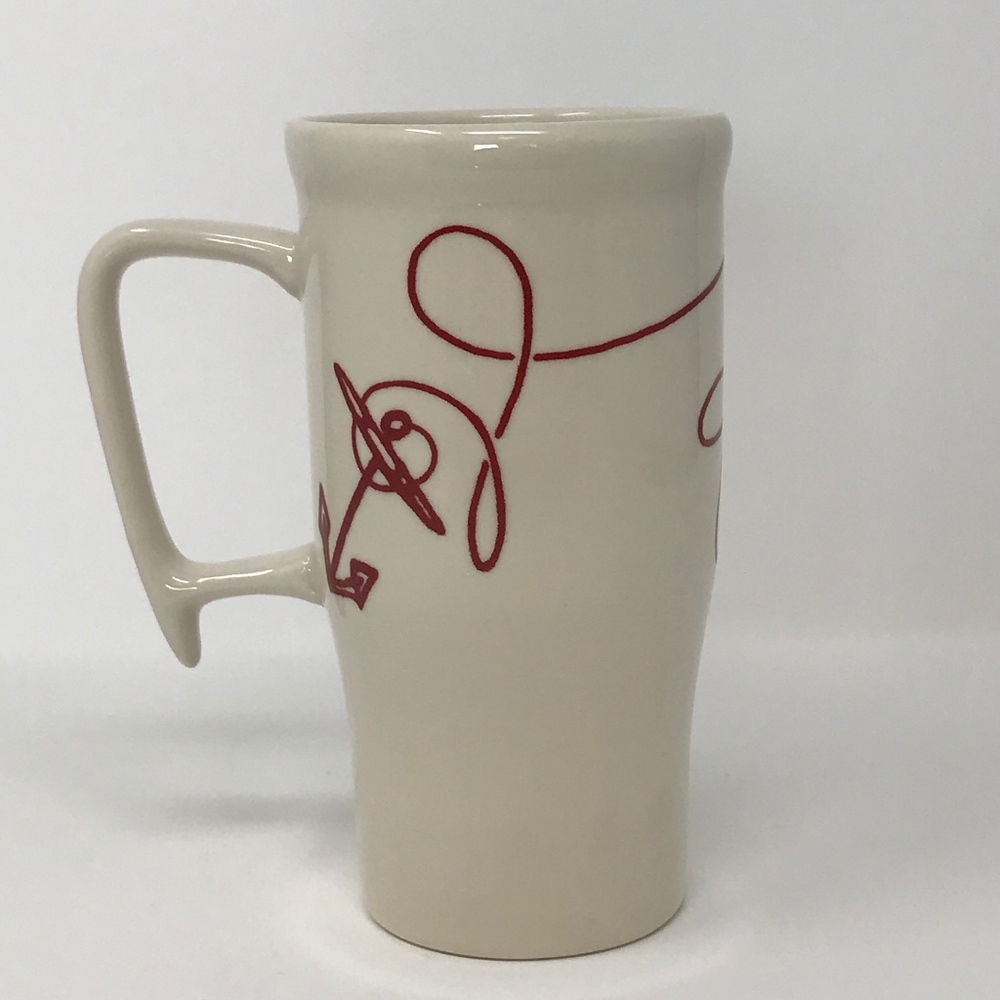 J. Crew Ceramics Nautical Anchor Coffee Mug Cup